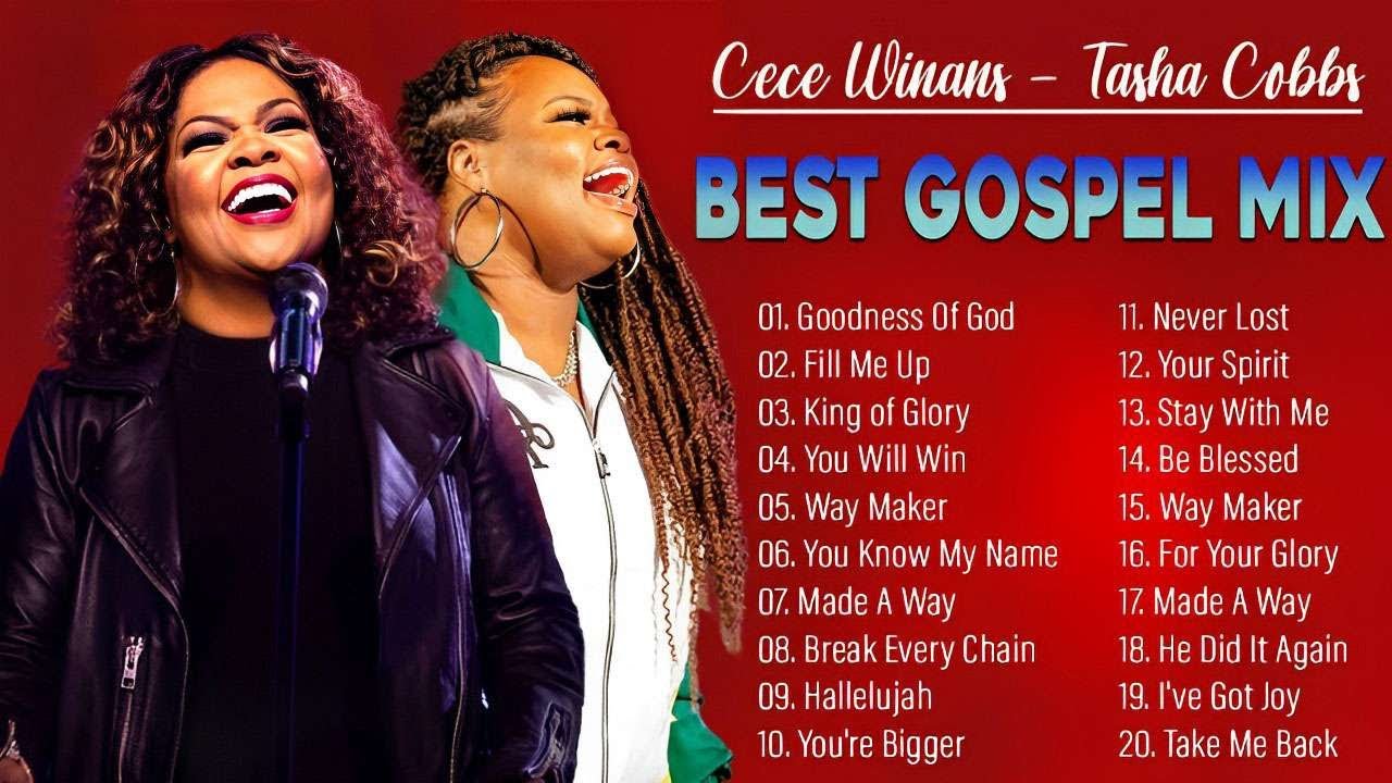 Gospel Music 2025 || Top Old School Gospel Songs Black || Best Gospel Mix: Cece Winans - Tasha Cobbs