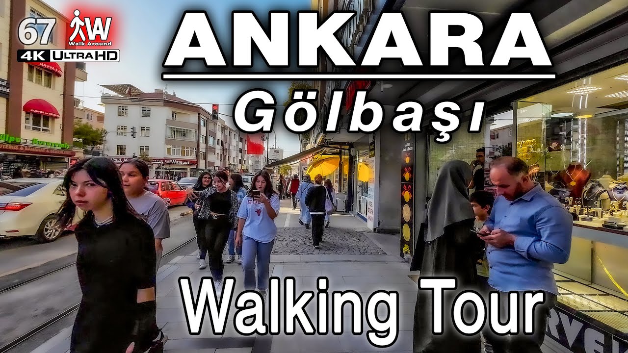 Walking tour on Gölbaşı Streets | Ankara 4K Yürüyüş