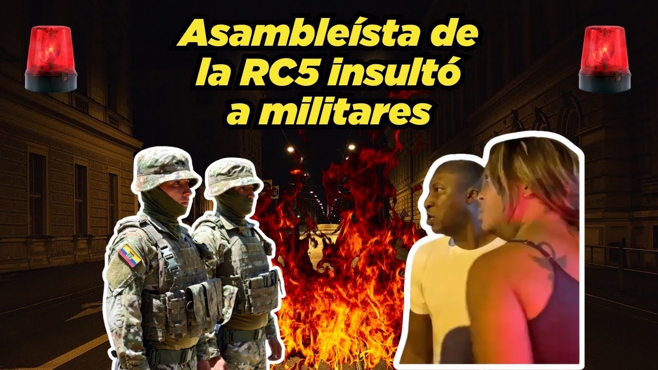ROBERTO CUERO y su esposa agredieron a MILITARES tras operativo