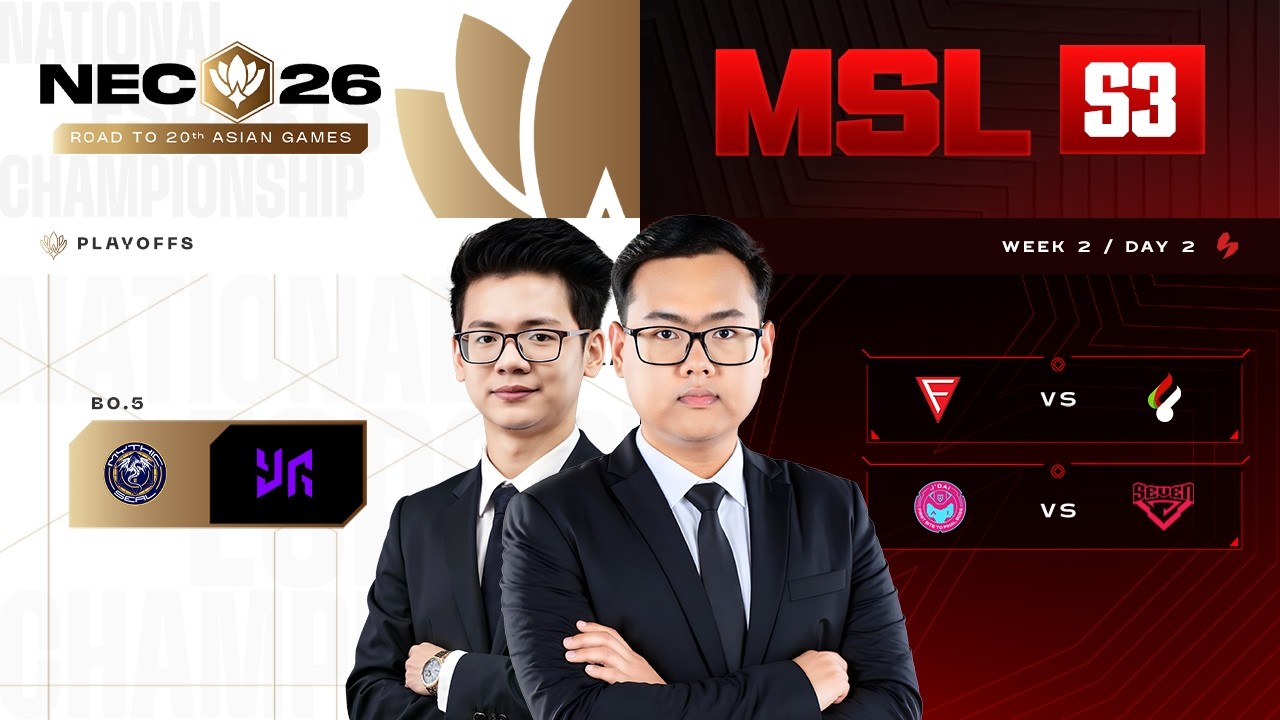 [OFFICIAL RESTREAM] NEC26 Grand Final Day1 | MS MM S3 W2D2 LIVE🔴