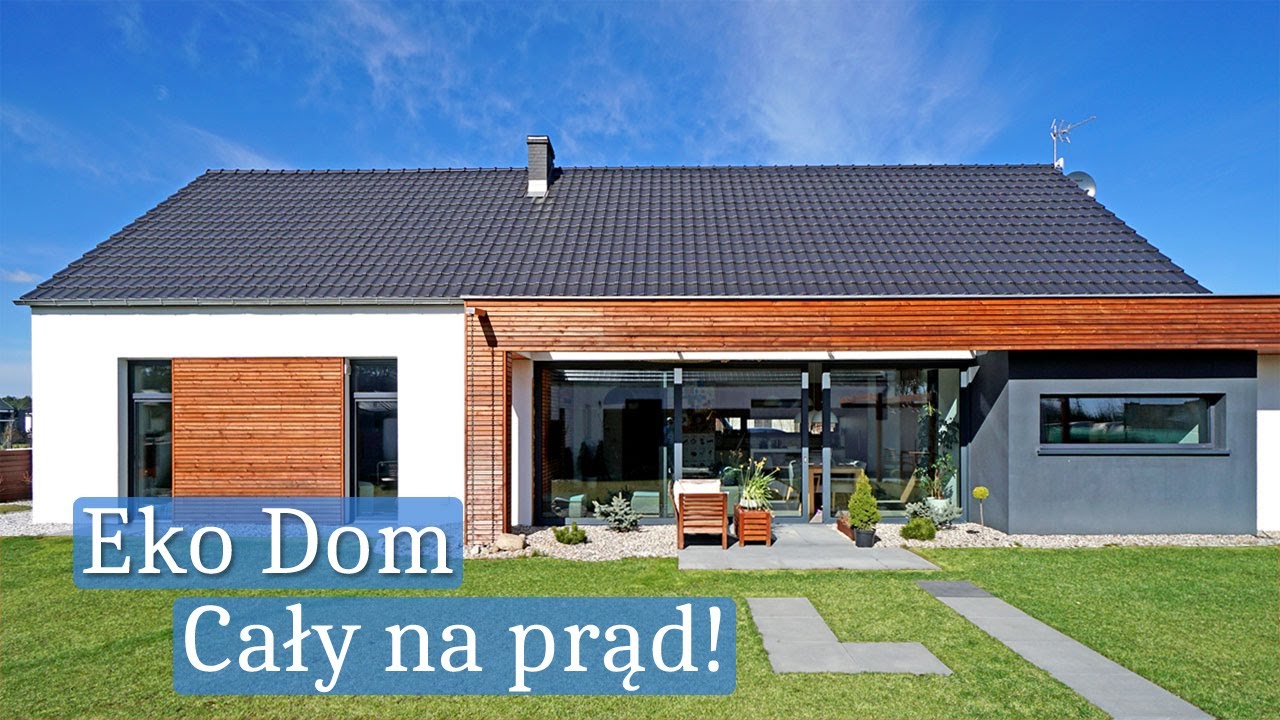 Eko dom parterowy #Projekt domu i wnętrze pod klucz. Ile kosztuje ogrzewanie prądem? Budowa domu
