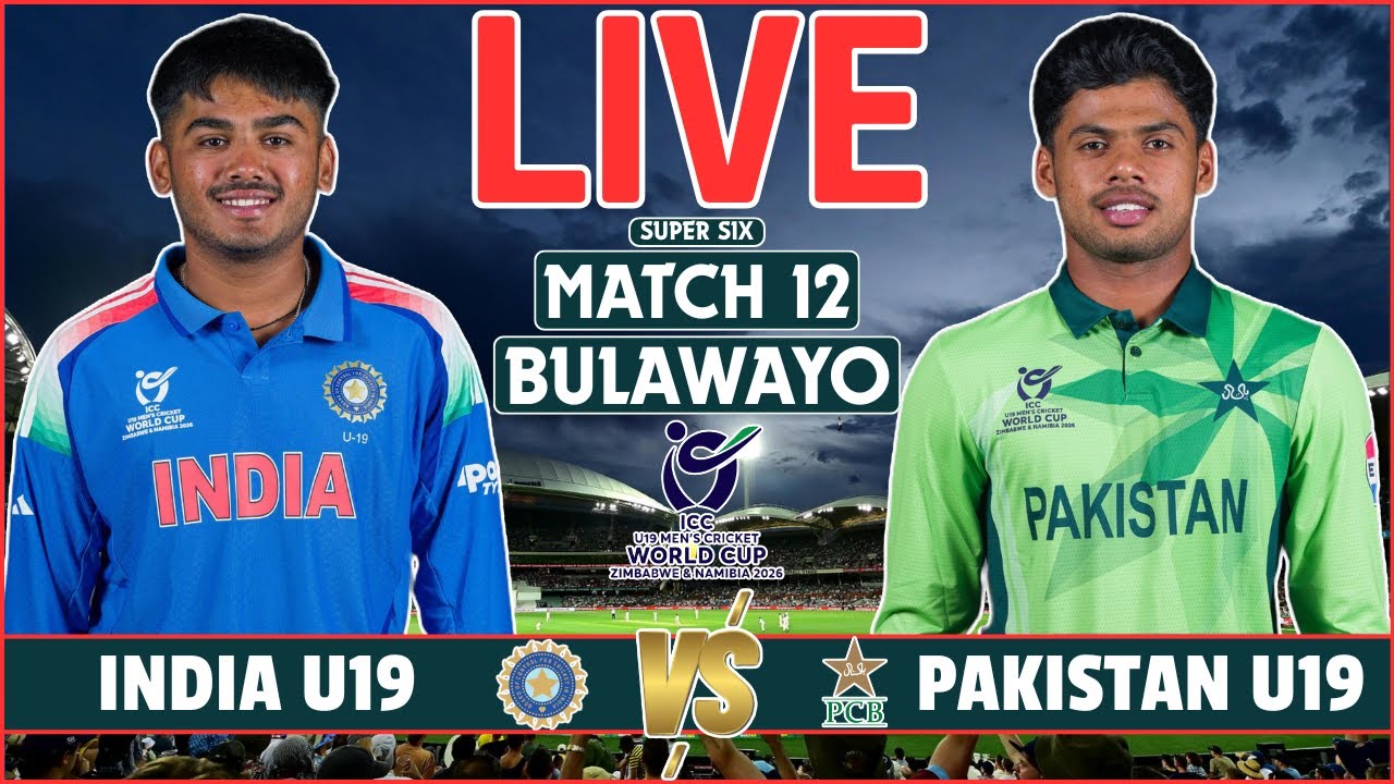 U19 World Cup Live: India U19 vs Pakistan U19 Live Match Today | IND U19 vs PAK U19 Live Commentary