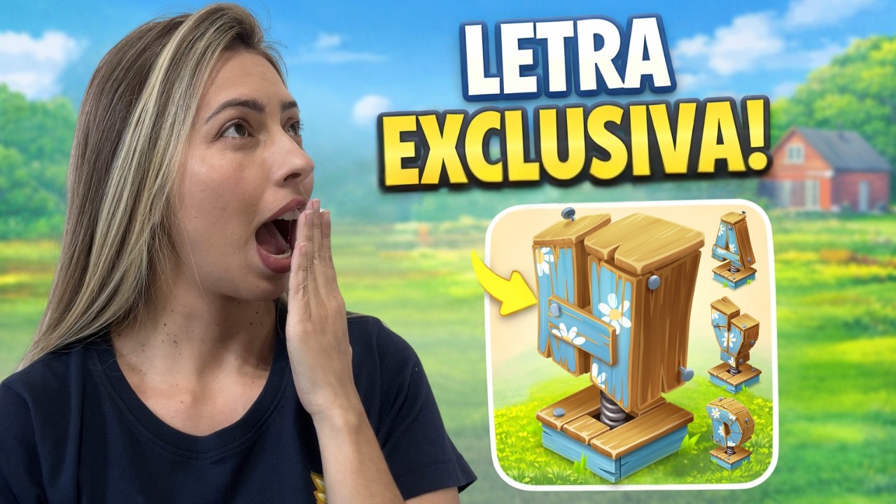 FLOR AZUL! Novo Evento de Tarefas + Letra do HAY DAY no Catálogo #hayday