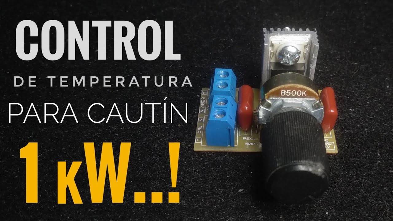 Control de Temperatura 2.0 Para Cautin (Dimmer AC)