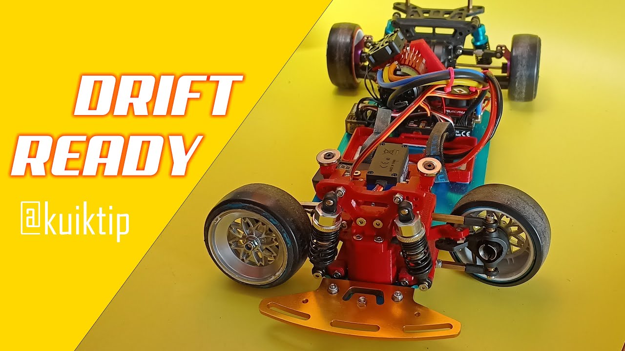Modifikasi HSP Flying Fish RWD Buat Drift (HSP 94123) -2WD Conversion