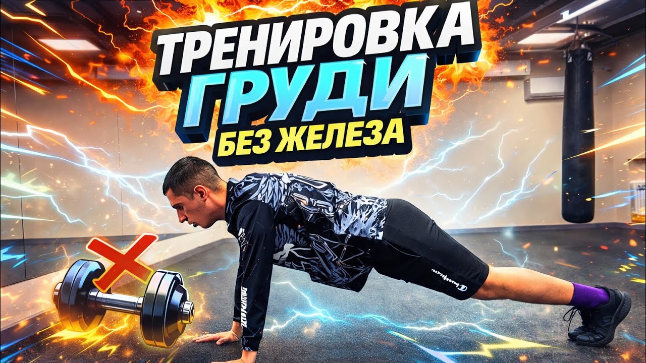 Тренировка рук и груди без железа. Как прокачать руки и грудь дома.