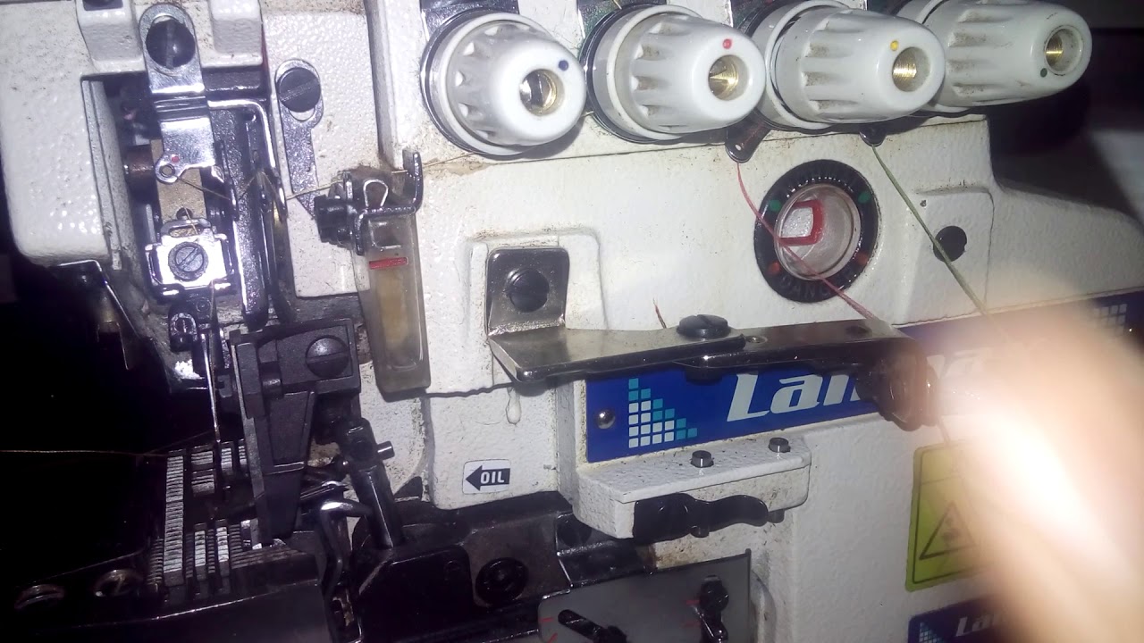 Como passar os fios e linha na interloque e us&aacute;-la como overloque
