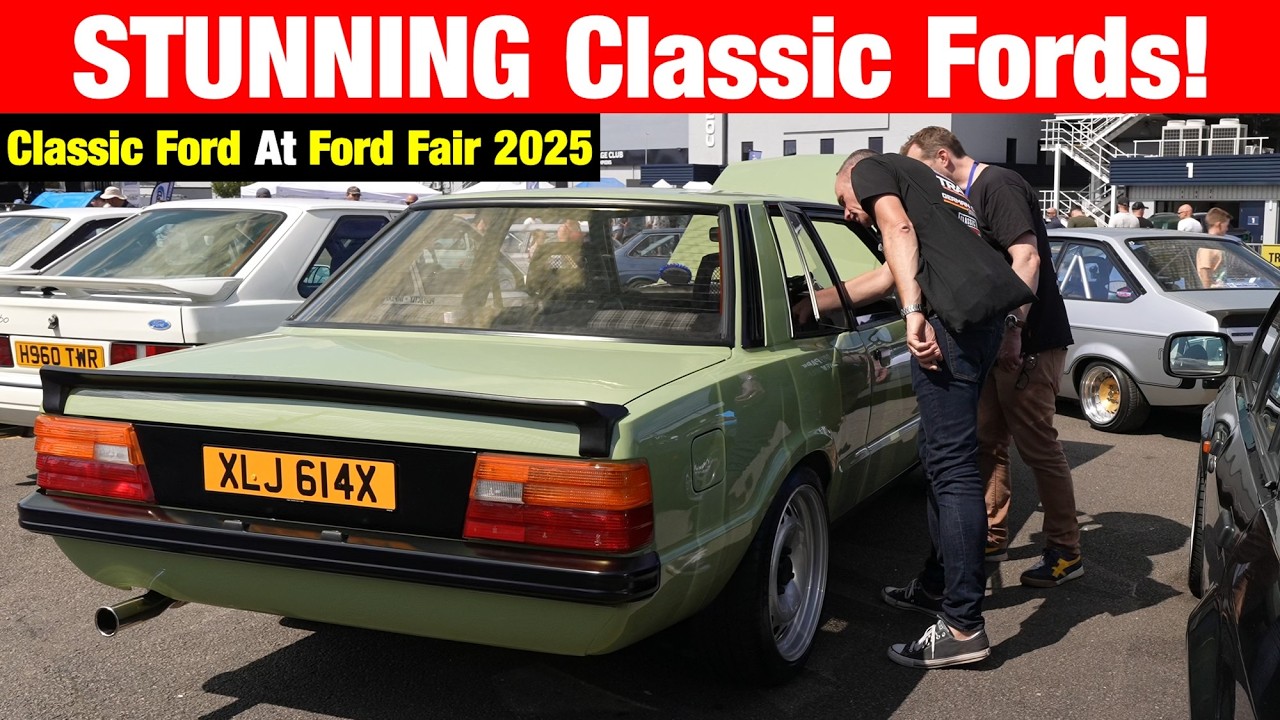 STUNNING Classic Fords At Ford Fair 2025! Capri, Escort, Cortina, ORION!