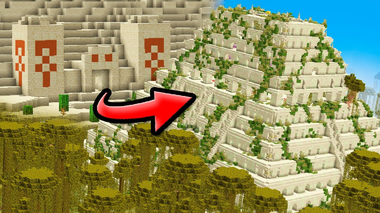 ¡Transformé TODAS las estructuras de Minecraft!
