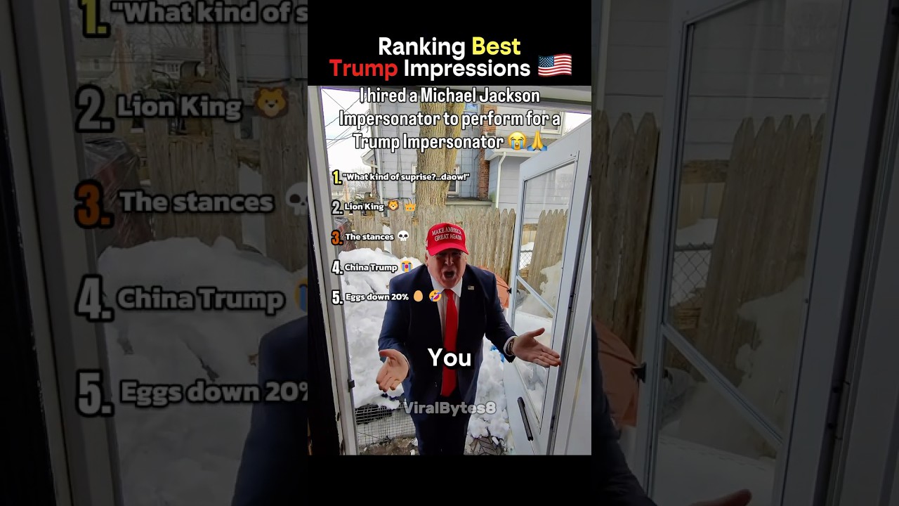 Ranking Best Trump Impressions Pt 6 😂😂