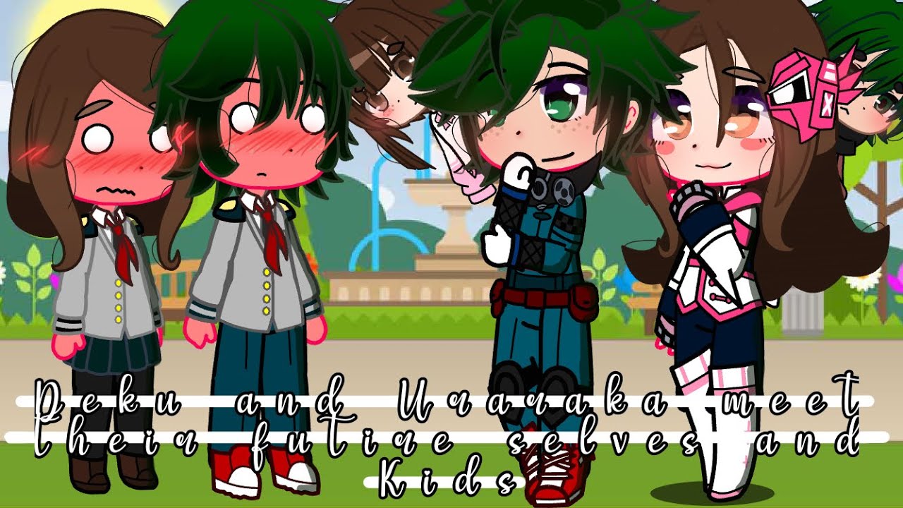 💕🧸 Deku and Uraraka meet their Future Selves and Kids 🧸💕 // ❤️🤭 Izuocha ❤️ //