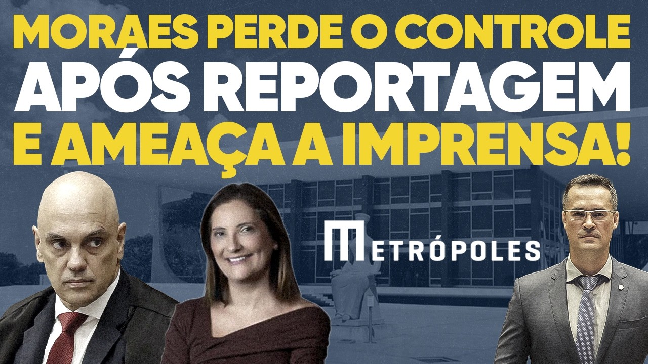 FURIOSO: Moraes ATACA a imprensa e chama jornalistas de CRIMINOSOS!