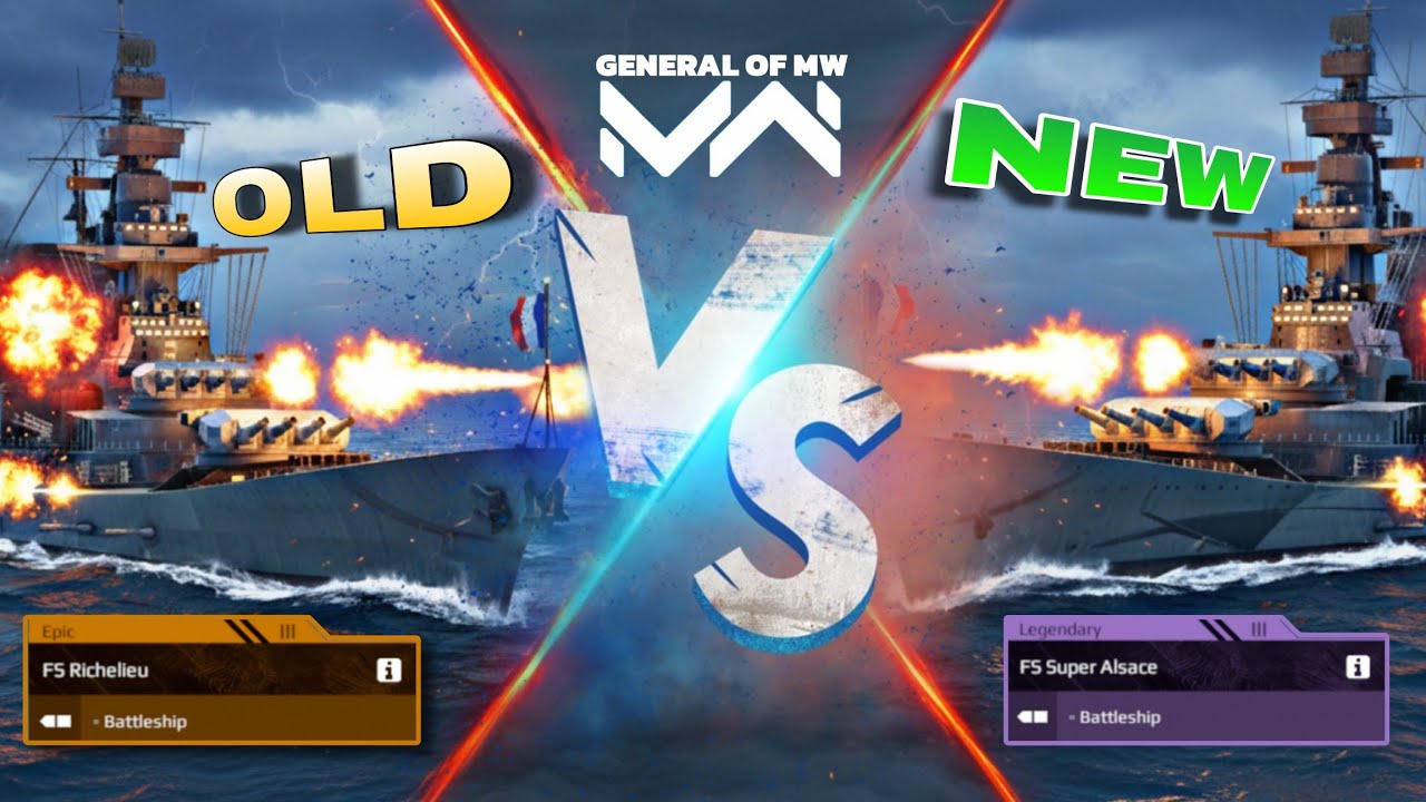 FS Richelieu vs FS Super Alsace – Old Legend vs New Power! 🔥 | Modern Warships