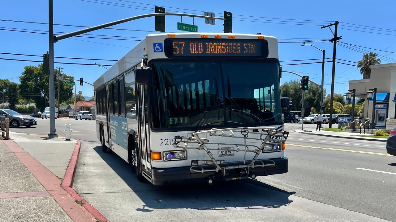 ⁴ᴷ⁶⁰ BEST VOITH! Santa Clara VTA 2002 Gillig Low Floor 40' #2215 on Route 57