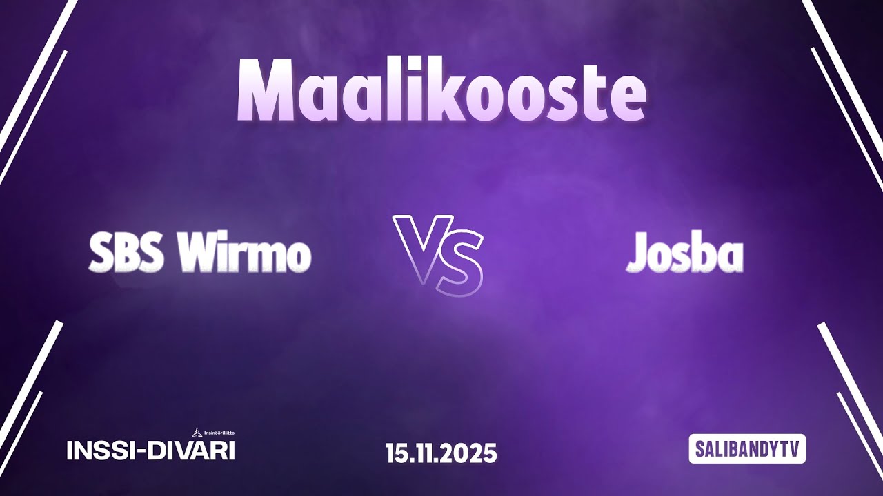 Maalikooste: SBS Wirmo - Josba (Inssi-Divari M)