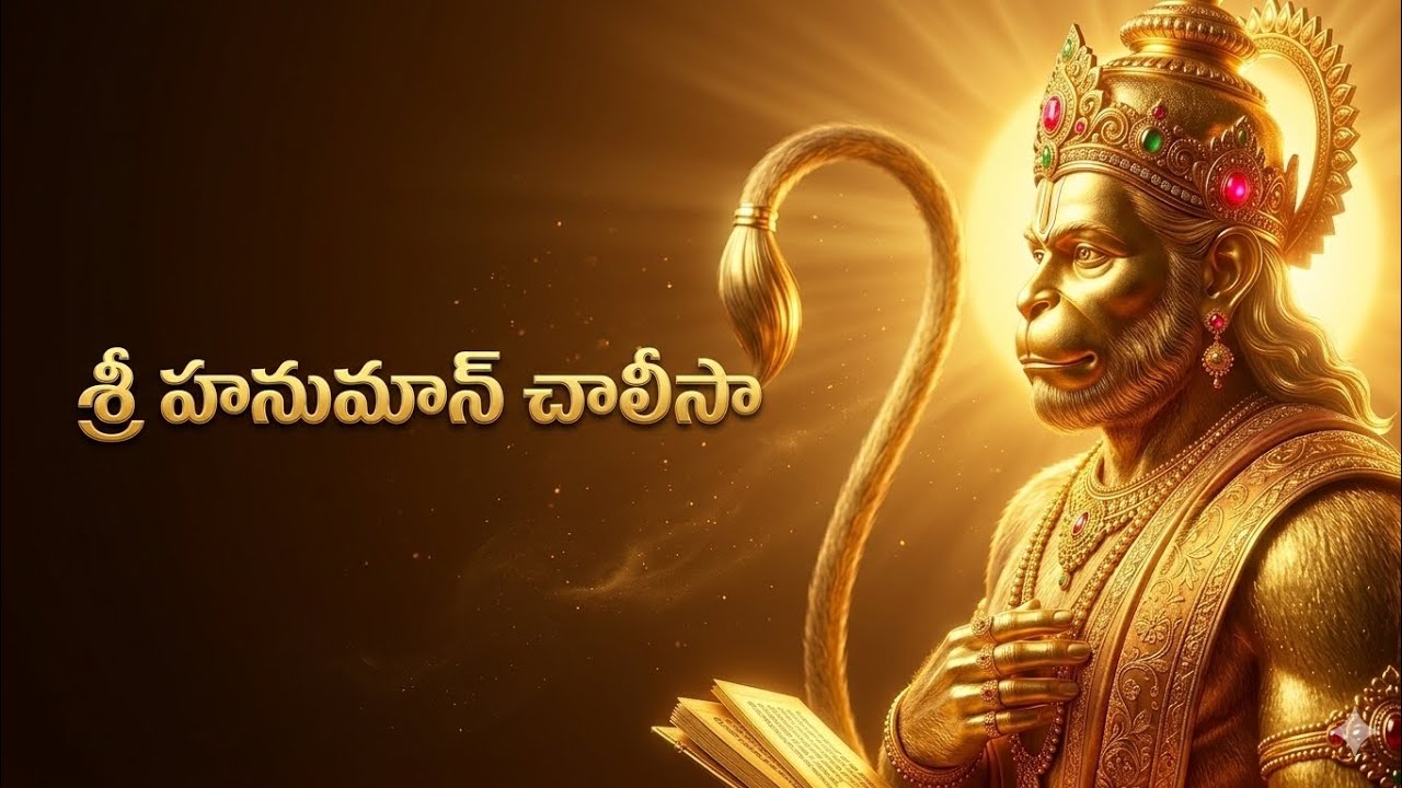 శ్రీ హనుమాన్ చాలీసా | Sri Hanuman Chalisa with Lyrics | Devotional Hits | T-B eats Telugu