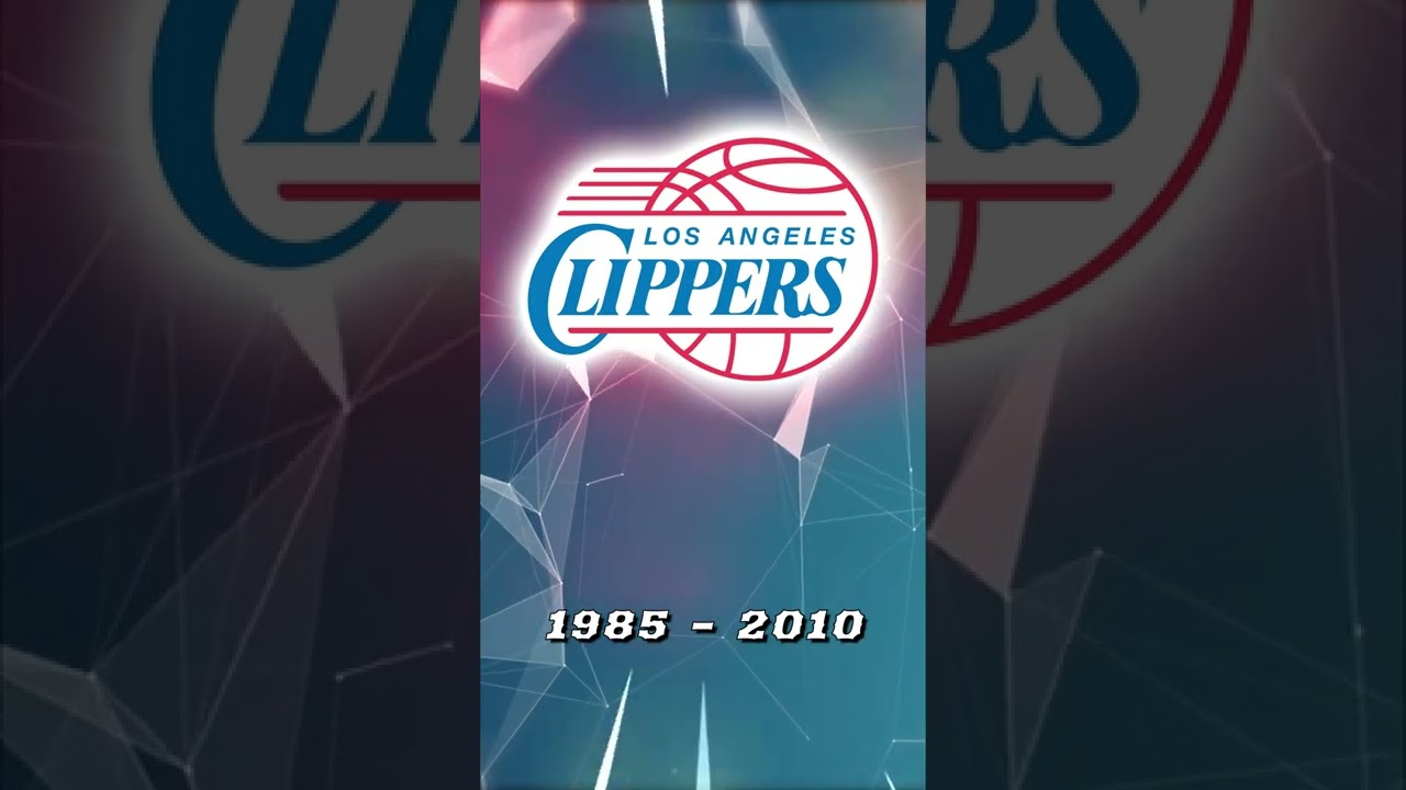 Los Angeles Clippers Logo Evolution, History #shorts #short #shortvideo