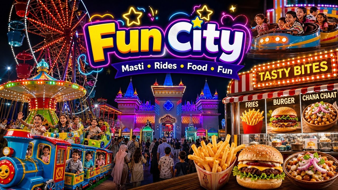 Hill Park Karachi | Fun City | Masti, Ride, Food and Fun.