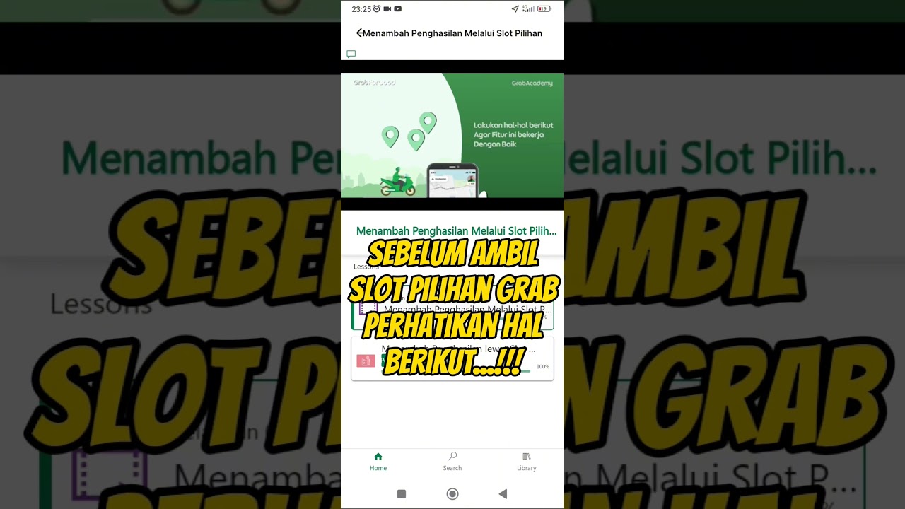 Perhatikan Hal Berikut Sebelum Ambil Slot #grab #grabdriver #grabfood #pamangrab #reels #fypシ゚