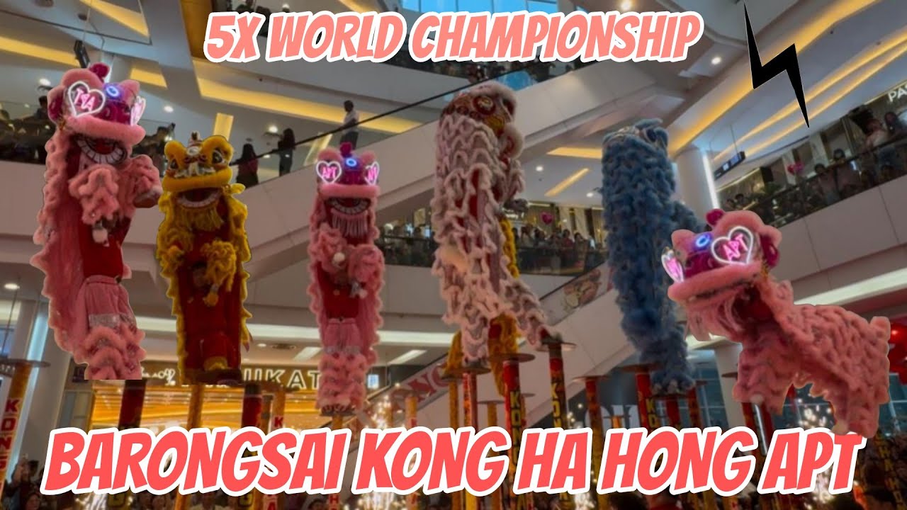 Barongsai APT dance Chinese New Year 2025 - Lion Dance APT CNY 2025 TERBARU LIVING WORLD ALAM SUTERA
