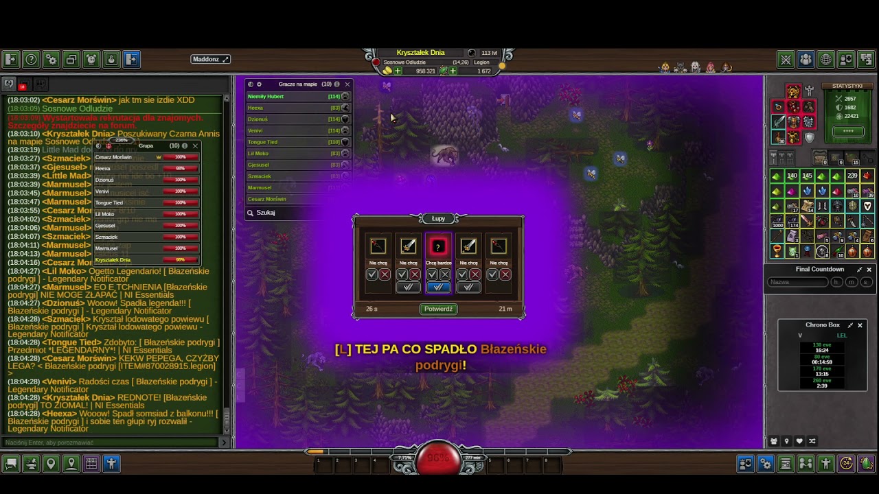 Margonem Mix 5 legend (Łowka, Vaszka, Herosi Eventowi) 🔥 🔥 🔥