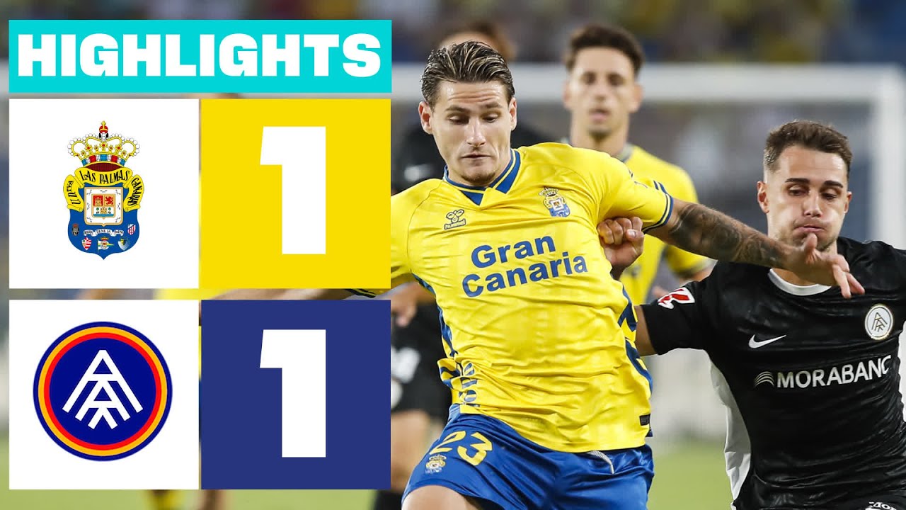 LAS PALMAS 1 - 1 FC ANDORRA | RESUMEN LALIGA HYPERMOTION