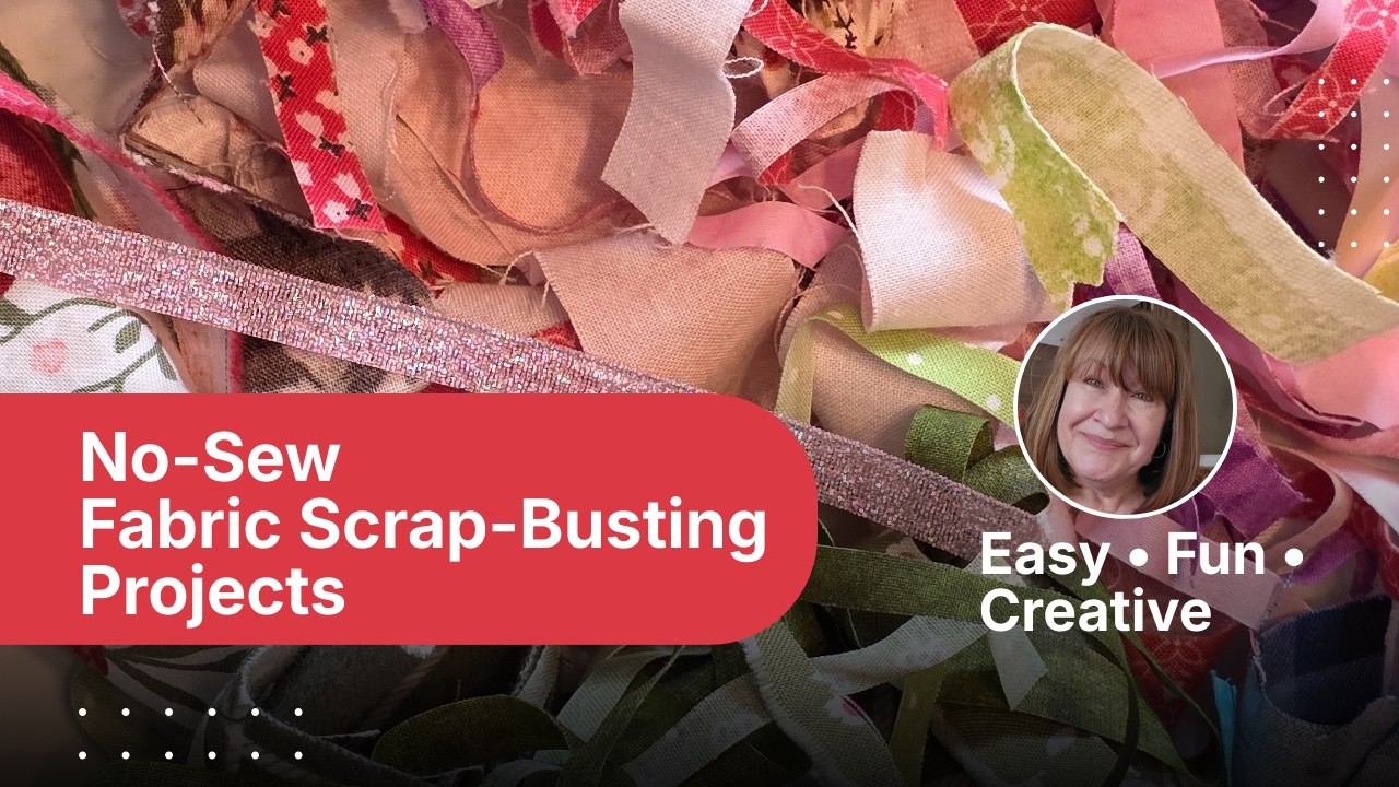 5 No-Sew Fabric Scrap Projects You’ll Actually Use