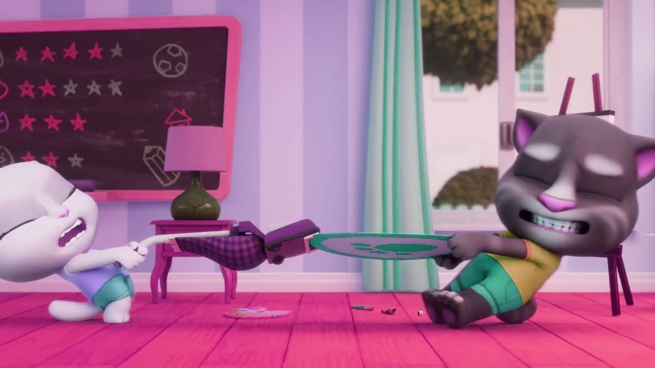Tom & Angela’s Crazy Throwing Battle 🐱💥😆 (Sponsored By: Gamavision Csupo Effects)