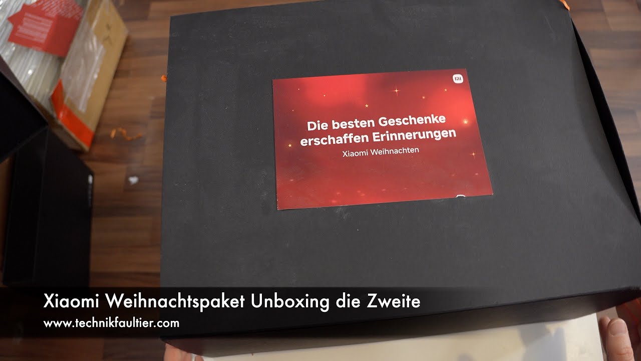 Xiaomi Weihnachtspaket Unboxing die Zweite