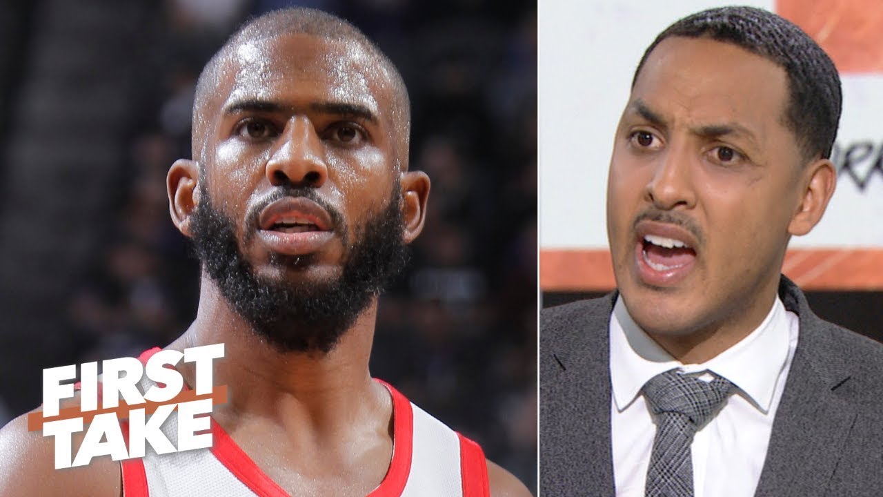 Chris Paul isn't elite anymore - Ryan Hollins walks off set | First Take
