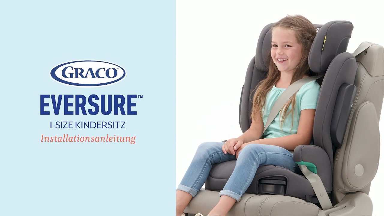Graco EverSure i-Size • установка автокресла