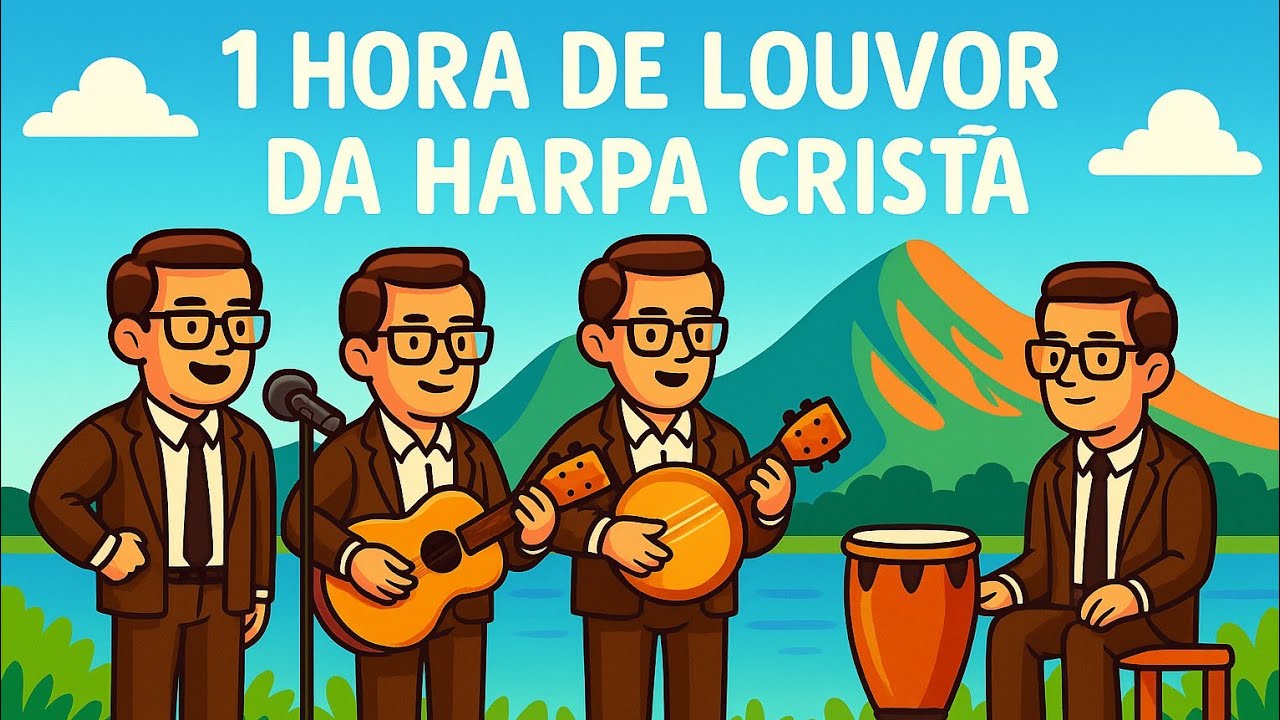 UMA HORA DE LOUVOR DA HARPA CRISTÃ #001- [ritmo de samba] | LANÇAMENTO 2025