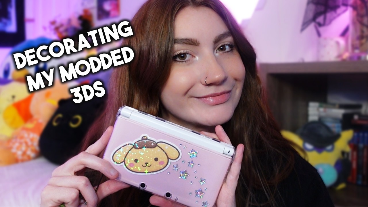 Decorating My Modded Japanese 3DS LL ♡