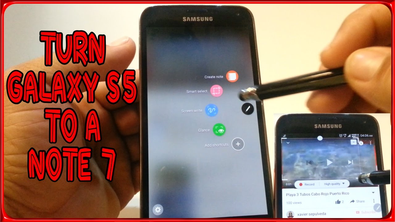 TURN GALAXY S5 INTO NOTE 7 ✅