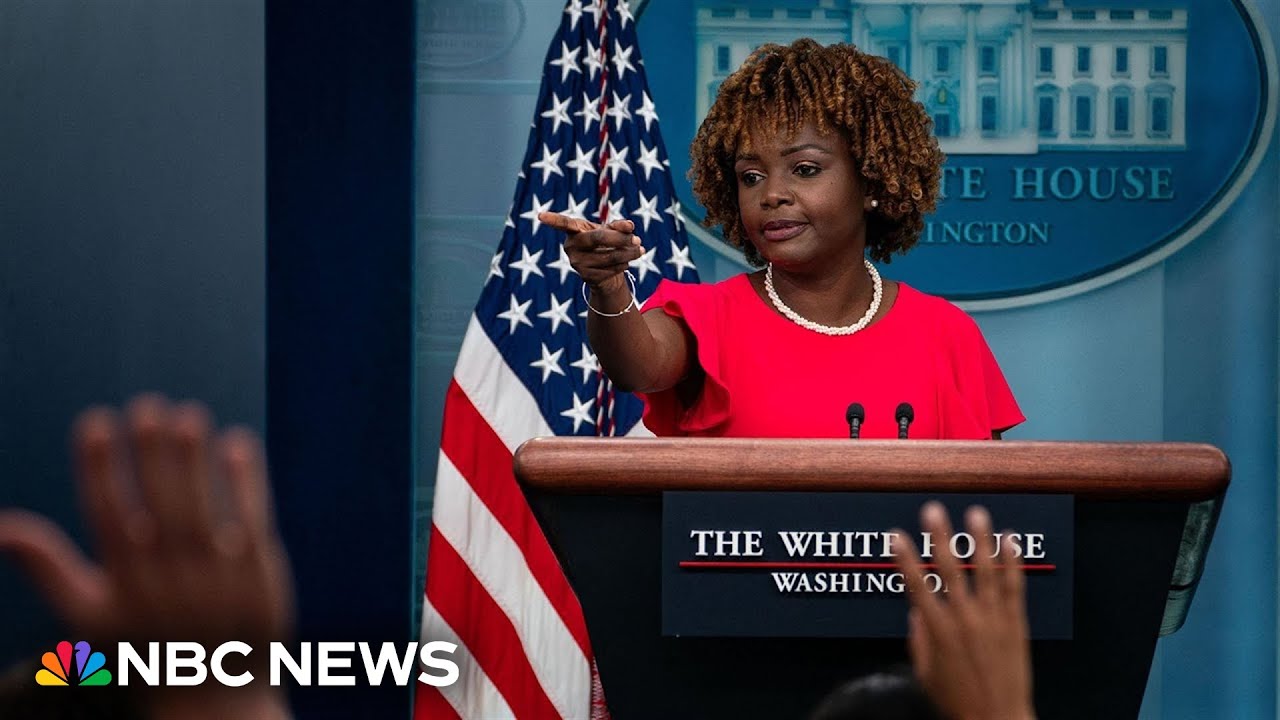 Watch: White House holds press briefing | NBC News