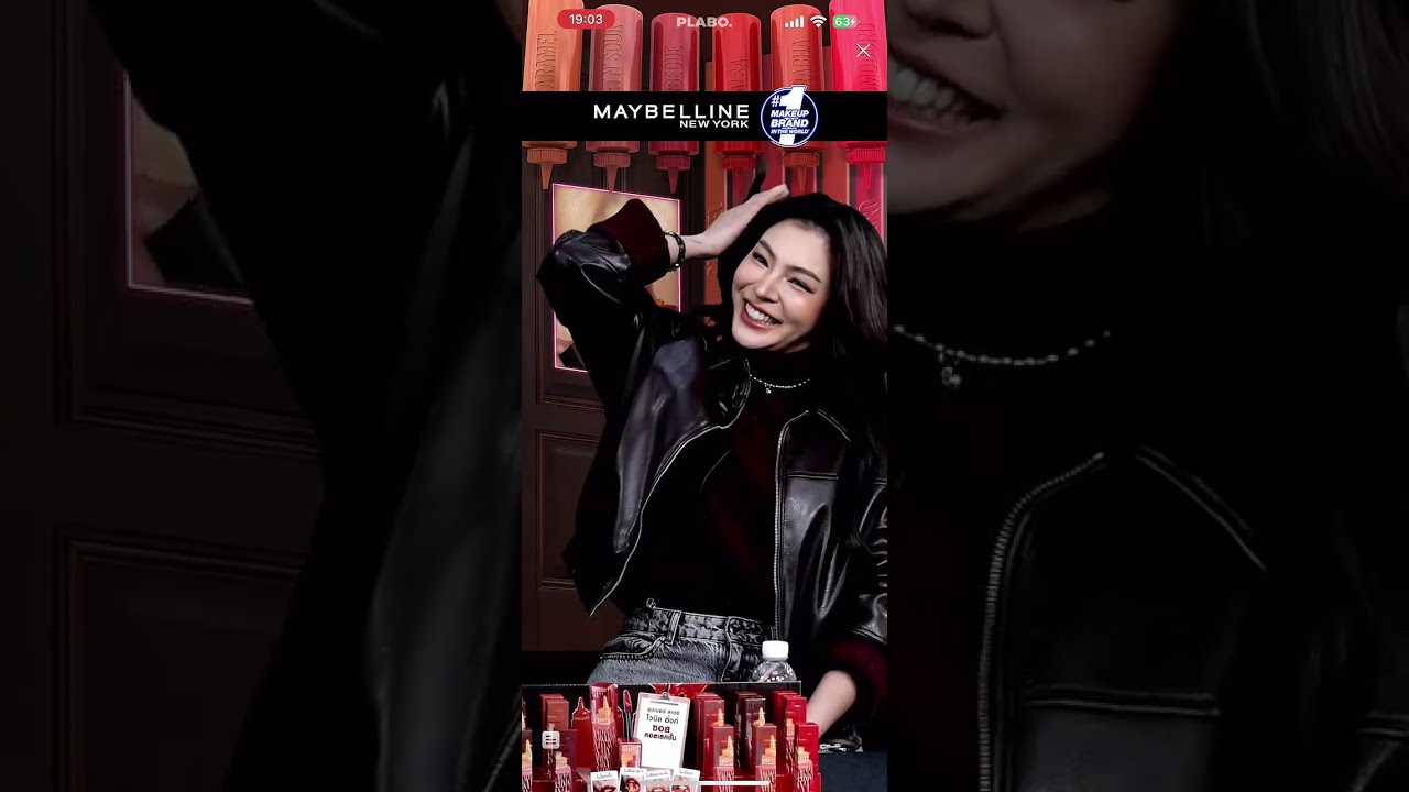 250108 FAYE PERAYA x MAYBELLINE SHOPEE LIVE