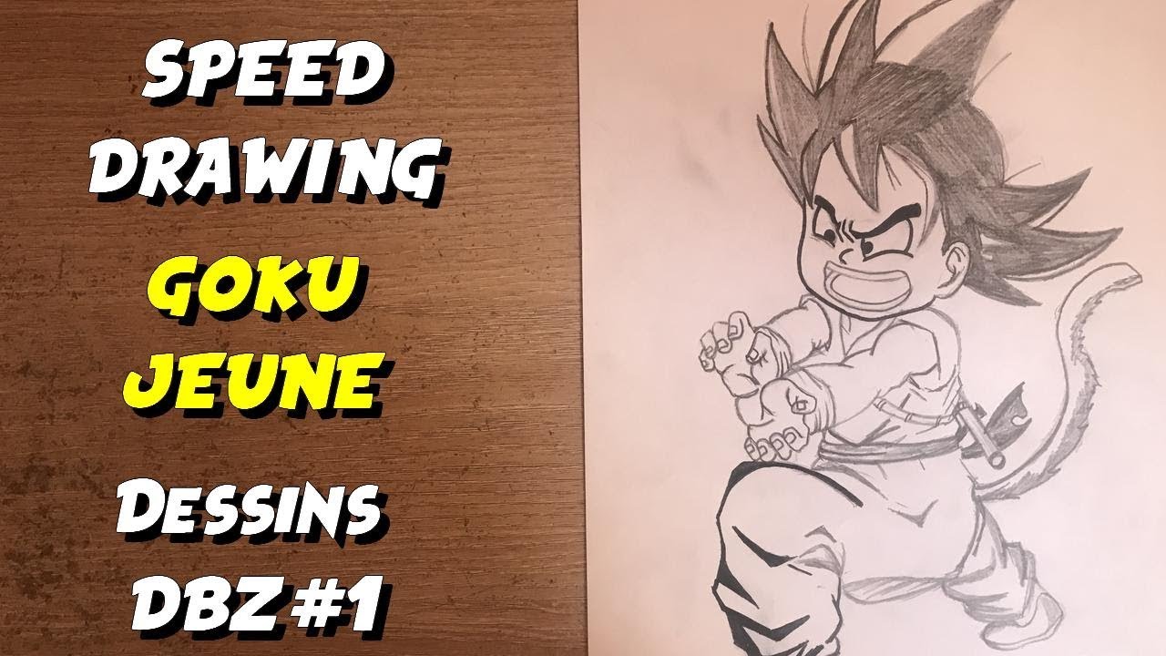 SPEED DRAWING - SON GOKU (JEUNE)