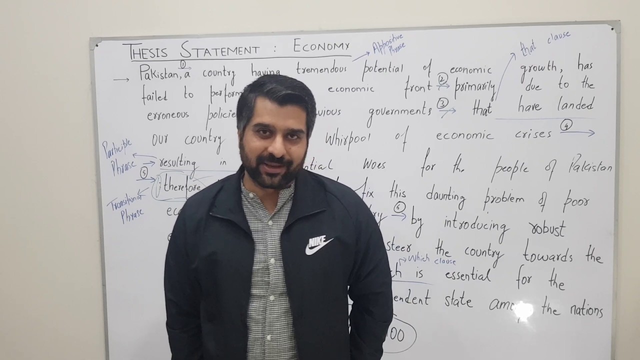 ESSAY | Economy | Economy of Pakistan | Thesis Statement | CSS/PMS | CSP Waqar Hassan | WHI Intitute