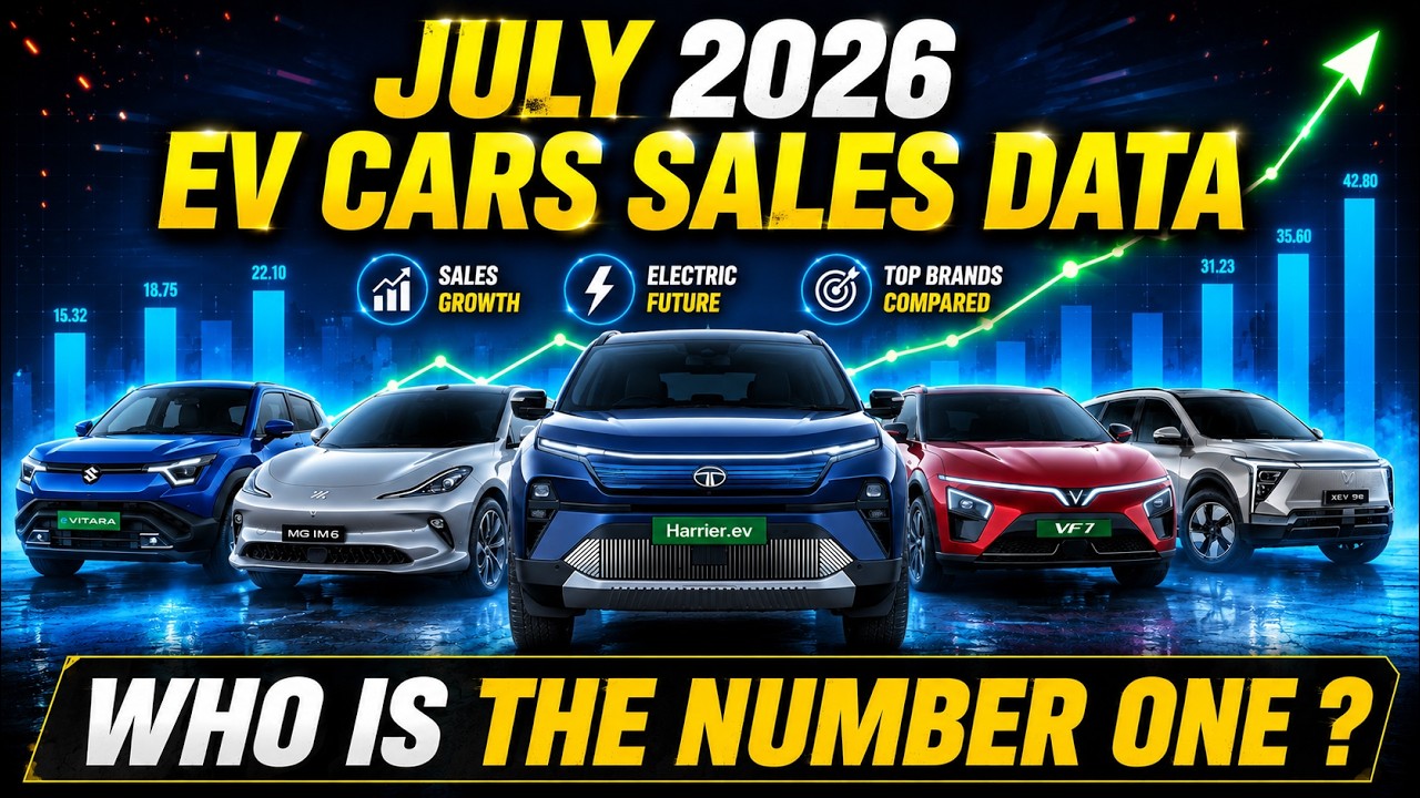 TOP 10 EV Cars Sales Data July 2026 | TATA, MAHINDRA, MG MOTORS ?