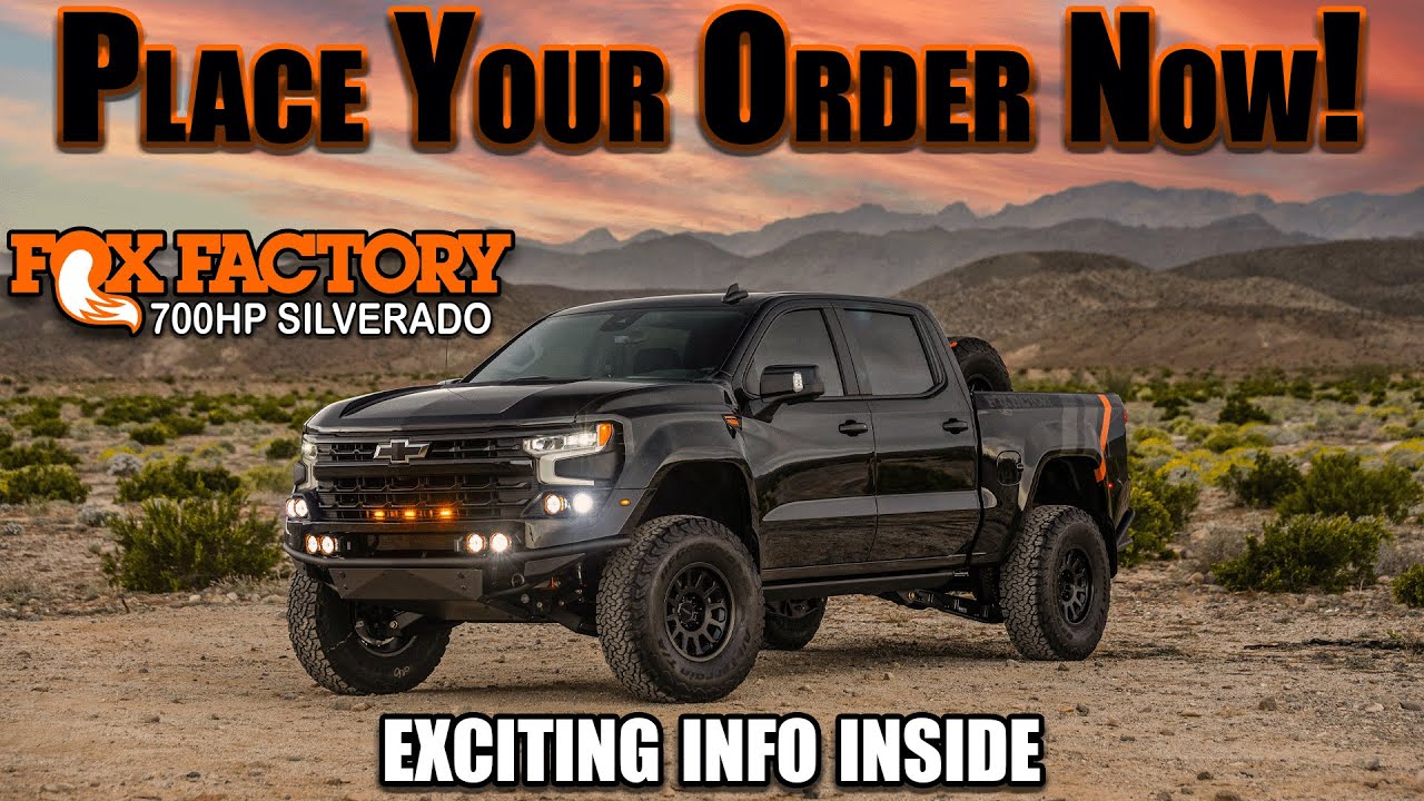 Fox Factory Silverado at Dealers & Available to Order NOW!