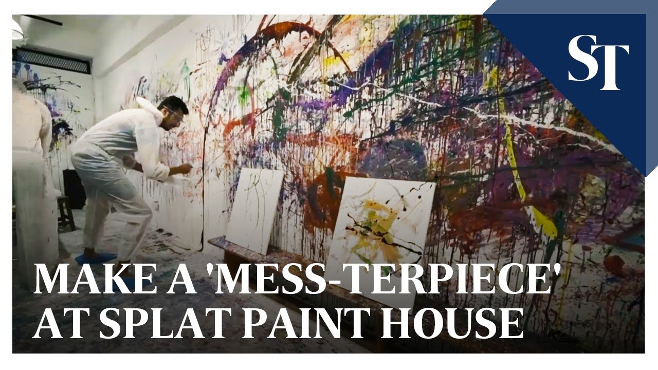 Make a 'mess-terpiece' at Splat Paint House | The Straits Times