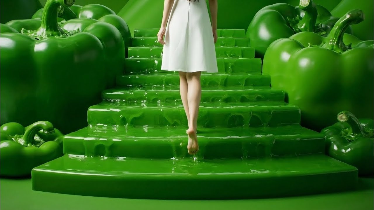 Oddly Satisfying Gelly Stairs in 4K 😍✨ | Which One Would You Walk On?