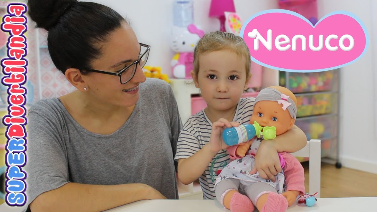 Irene cuida su bebé Nenuco en SUPERDivertilandia! Primer chupete y accesorios