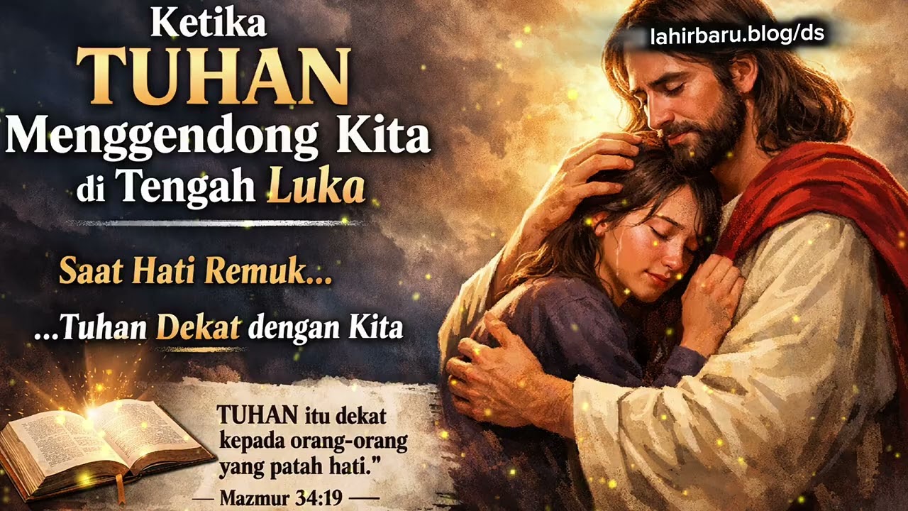 Ketika Tuhan Menggendong Kita di Tengah Luka. 