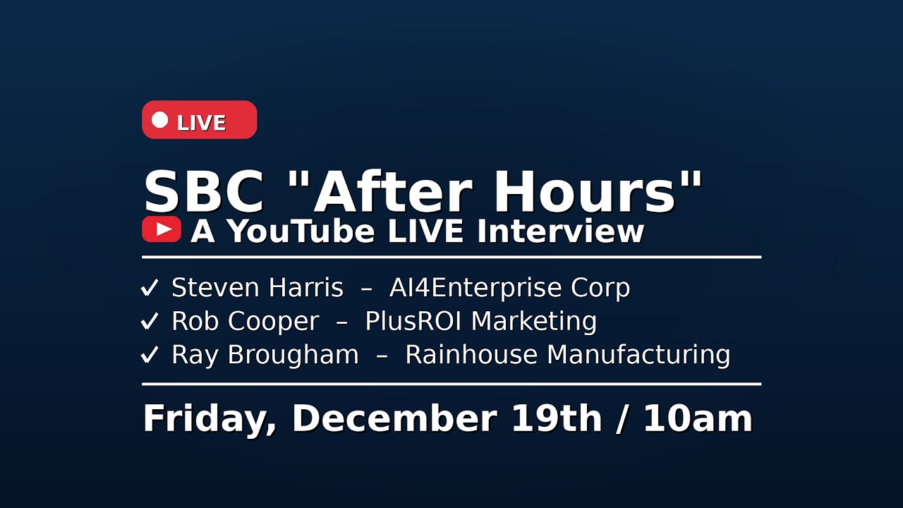 AI Adoption, Marketing Reality & the Pace of Change | SBC After Hours Live Discussion