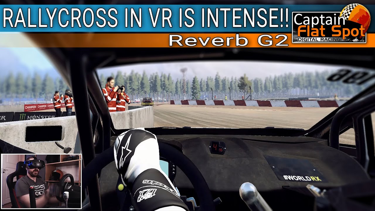 Rallycross in VR is intense! - Dirt Rally 2.0 | Reverb G2
