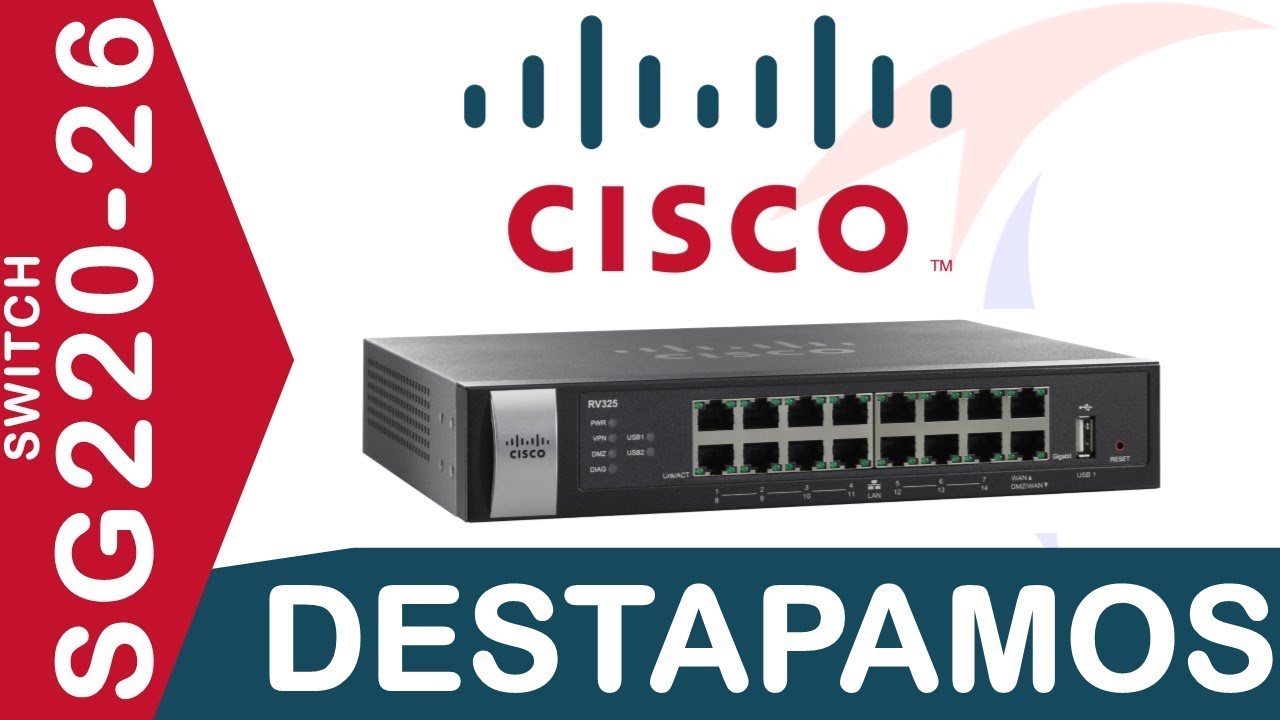 Router Cisco RV325 Unboxing Destapamos y configuramos doble Wan Vpn tecnocompras