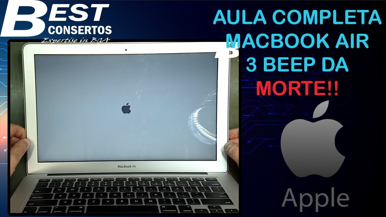 3 Beeps Macbook Air Como Resolver - Aula COMPLETA