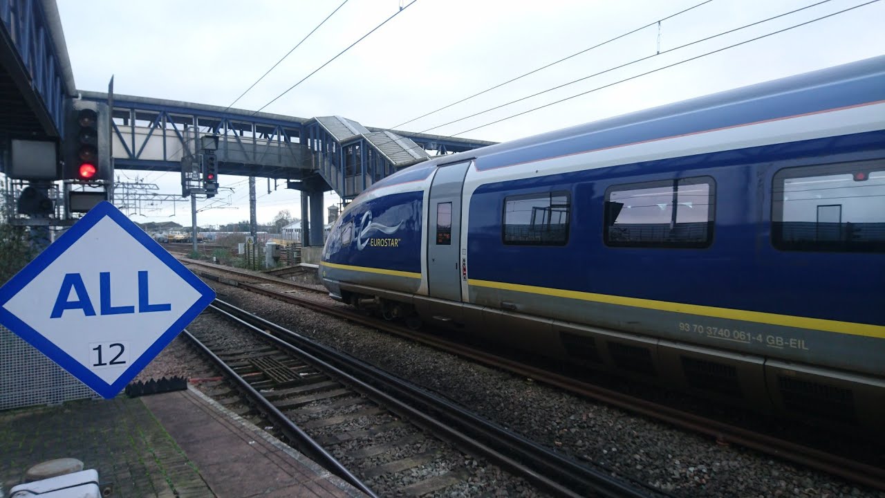 Class 374 new Eurostar departing Ashford international