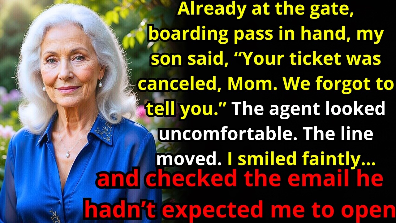 Already at the Gate When My Son : 